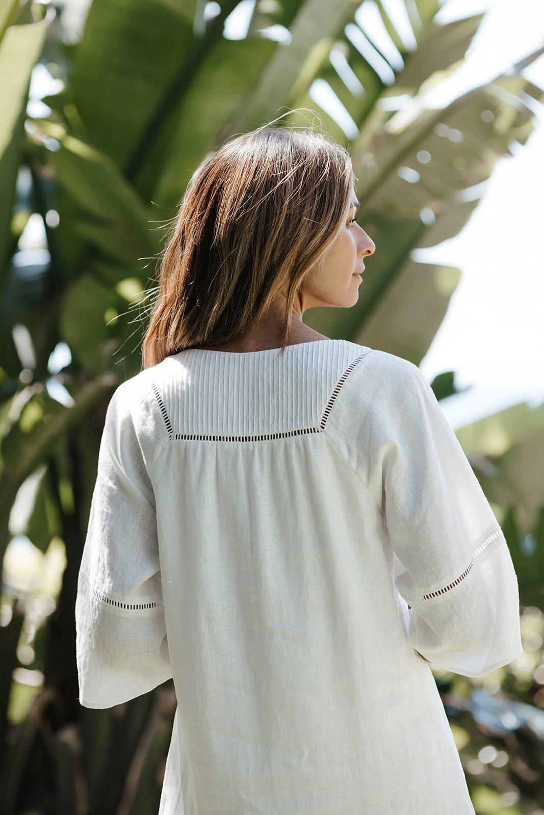 Mila Smock Dress - Ivory