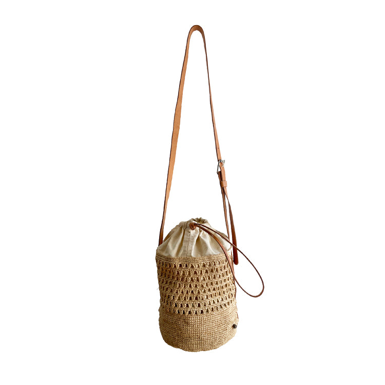 Made In Mada- Aingo Bag- Colour- Natural & Natural Leather