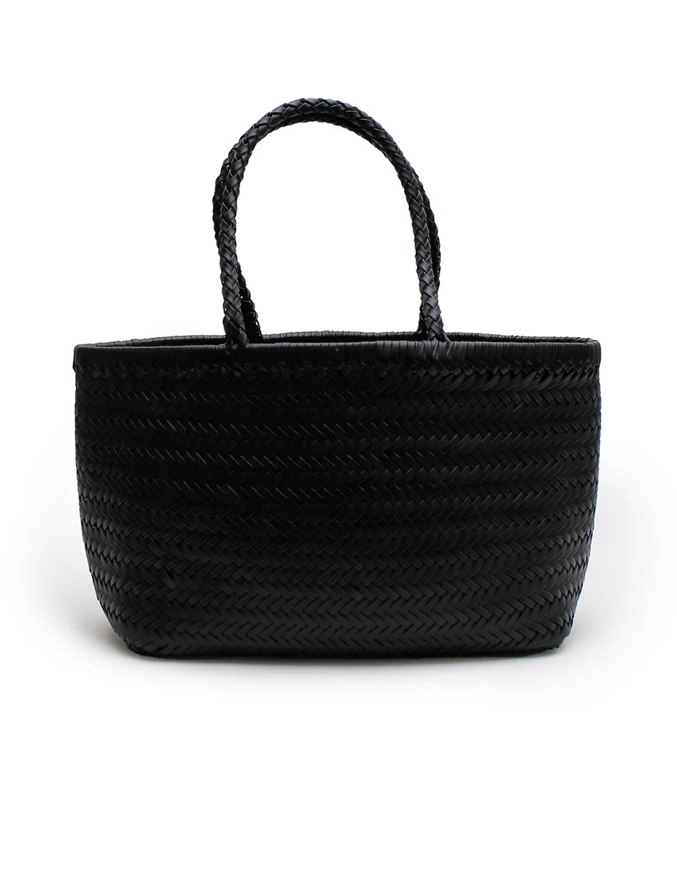 La Tribe Amelia Woven Bag Black