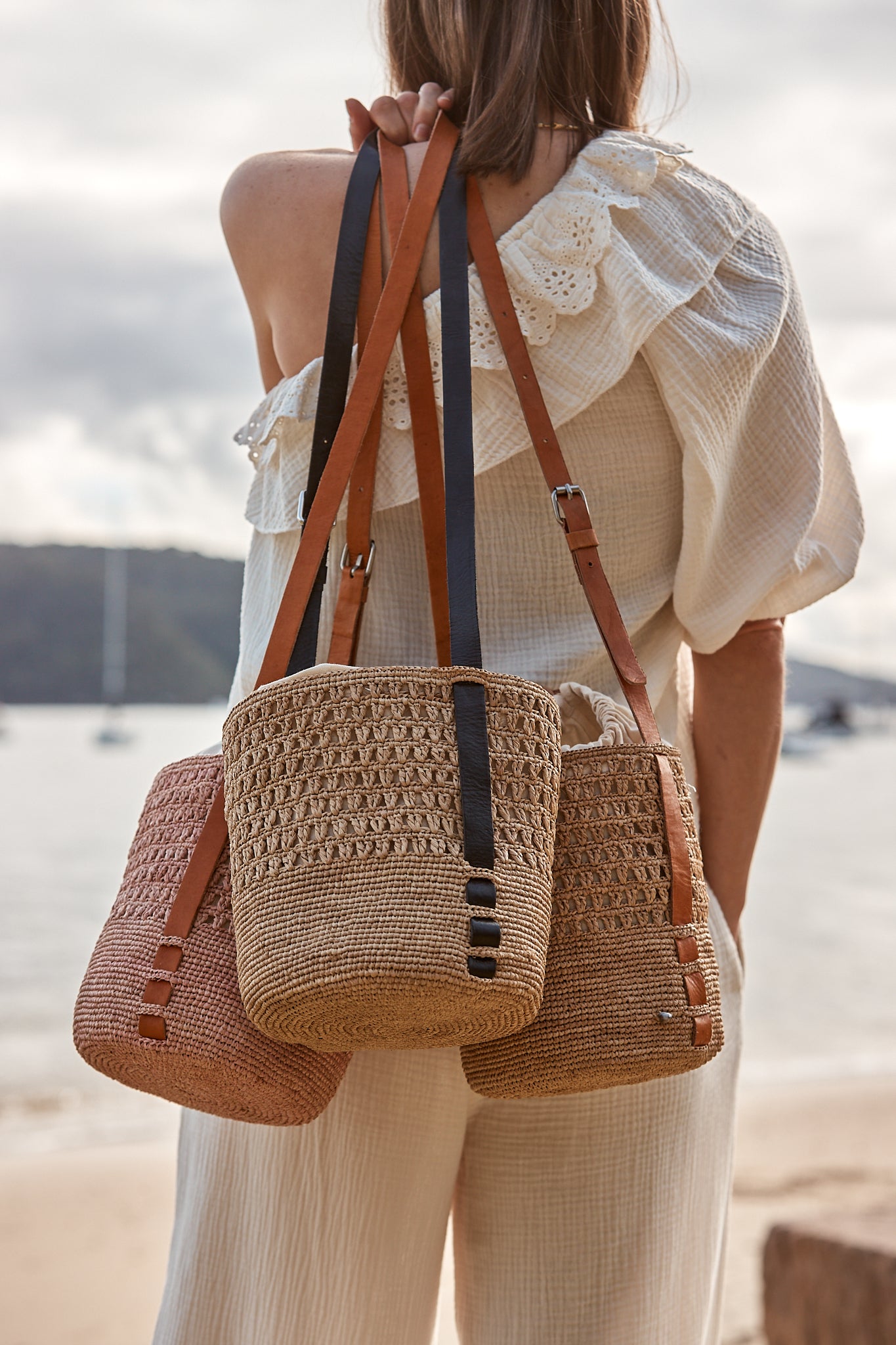 Made In Mada- Aingo Bag- Colour- Natural & Natural Leather