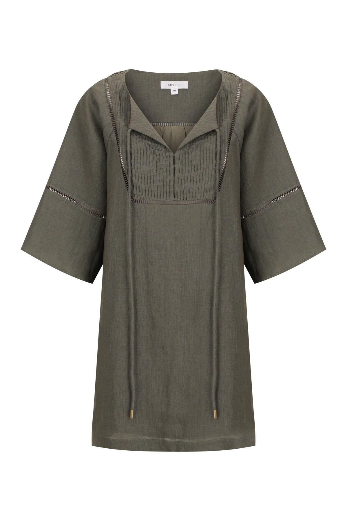 Mila Smock Dress- Forest