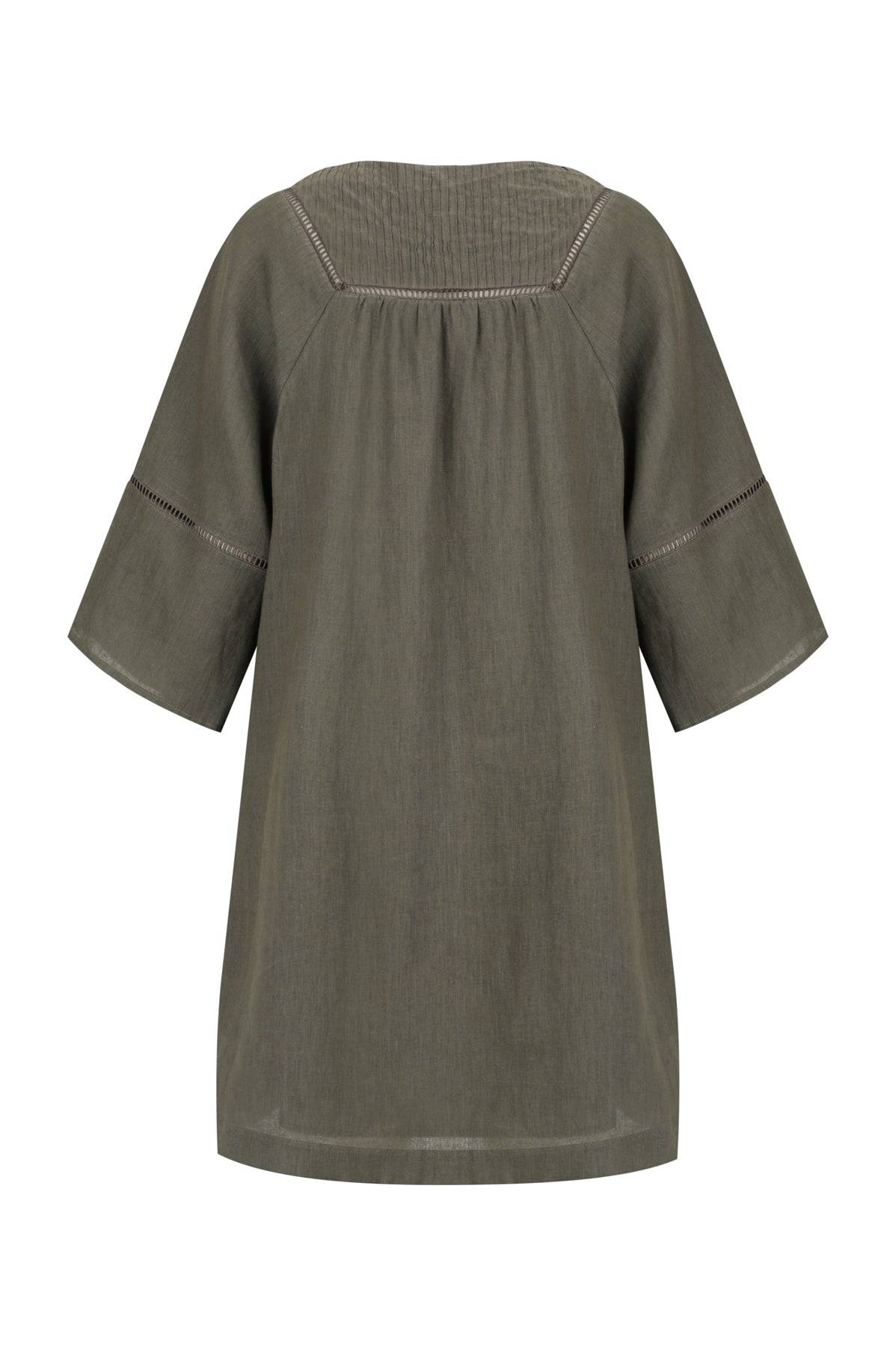 Mila Smock Dress- Forest