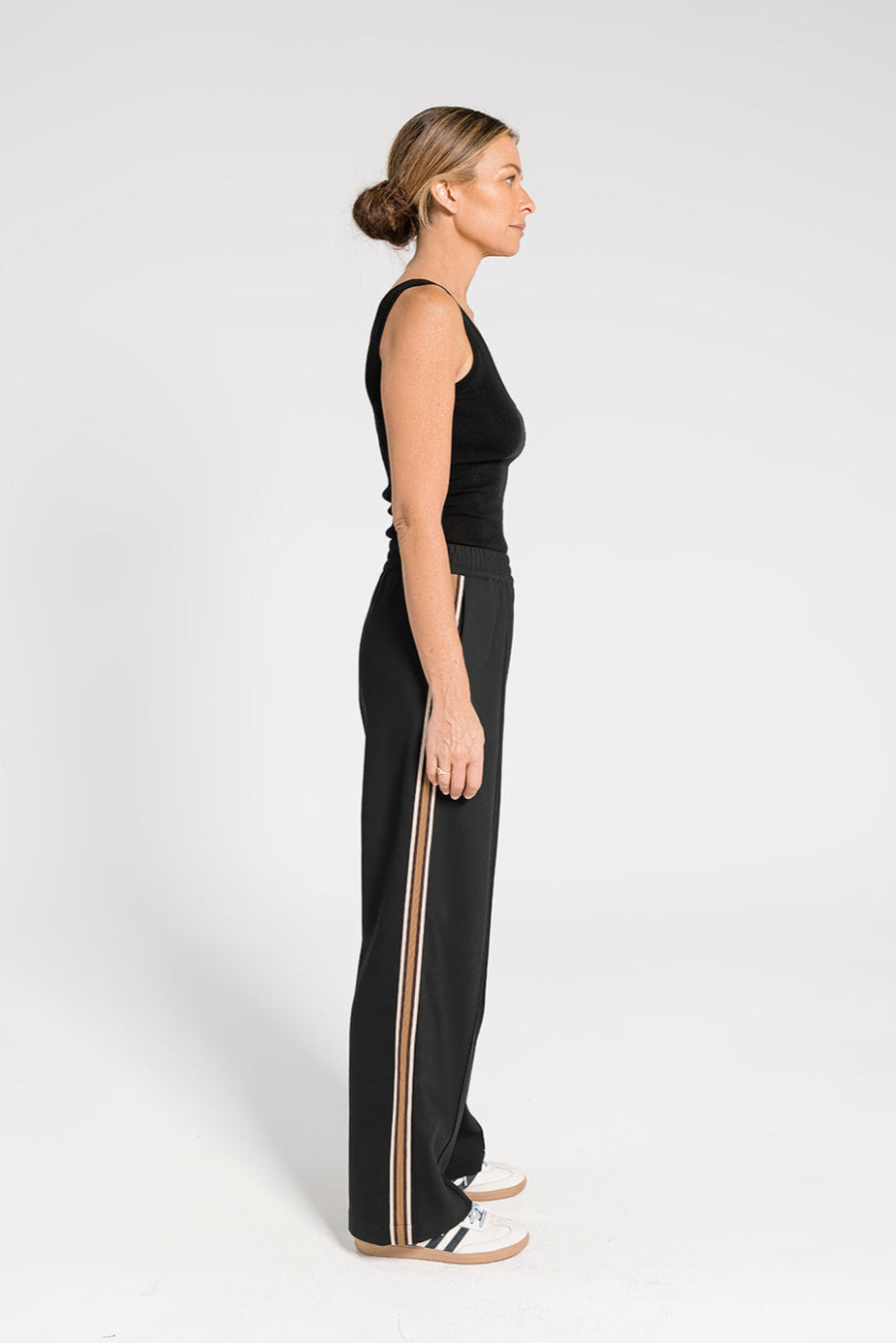 Adele Knit Tank - Black