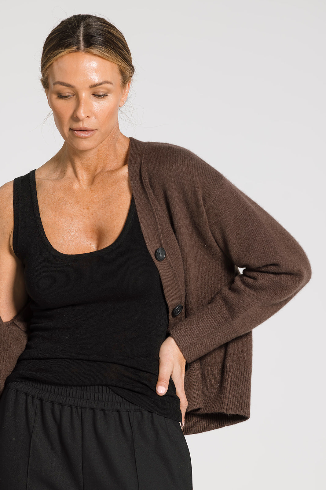 Anneke Cardigan - Mocha