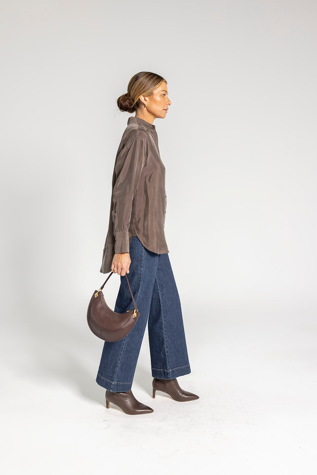 Ivy Cupro Shirt - Bronze