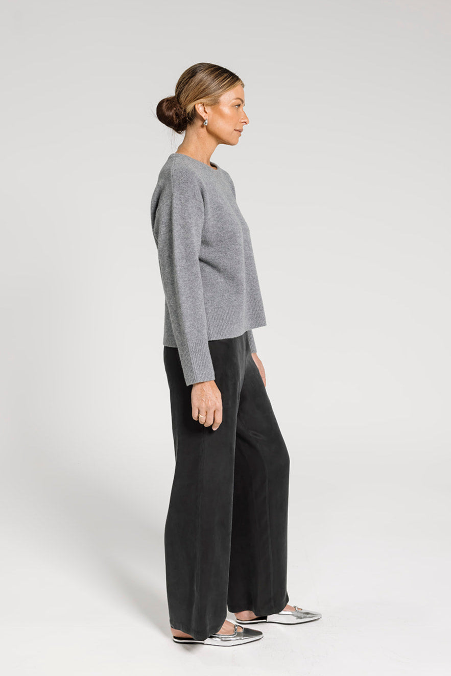Sia Cupro Pant - Black