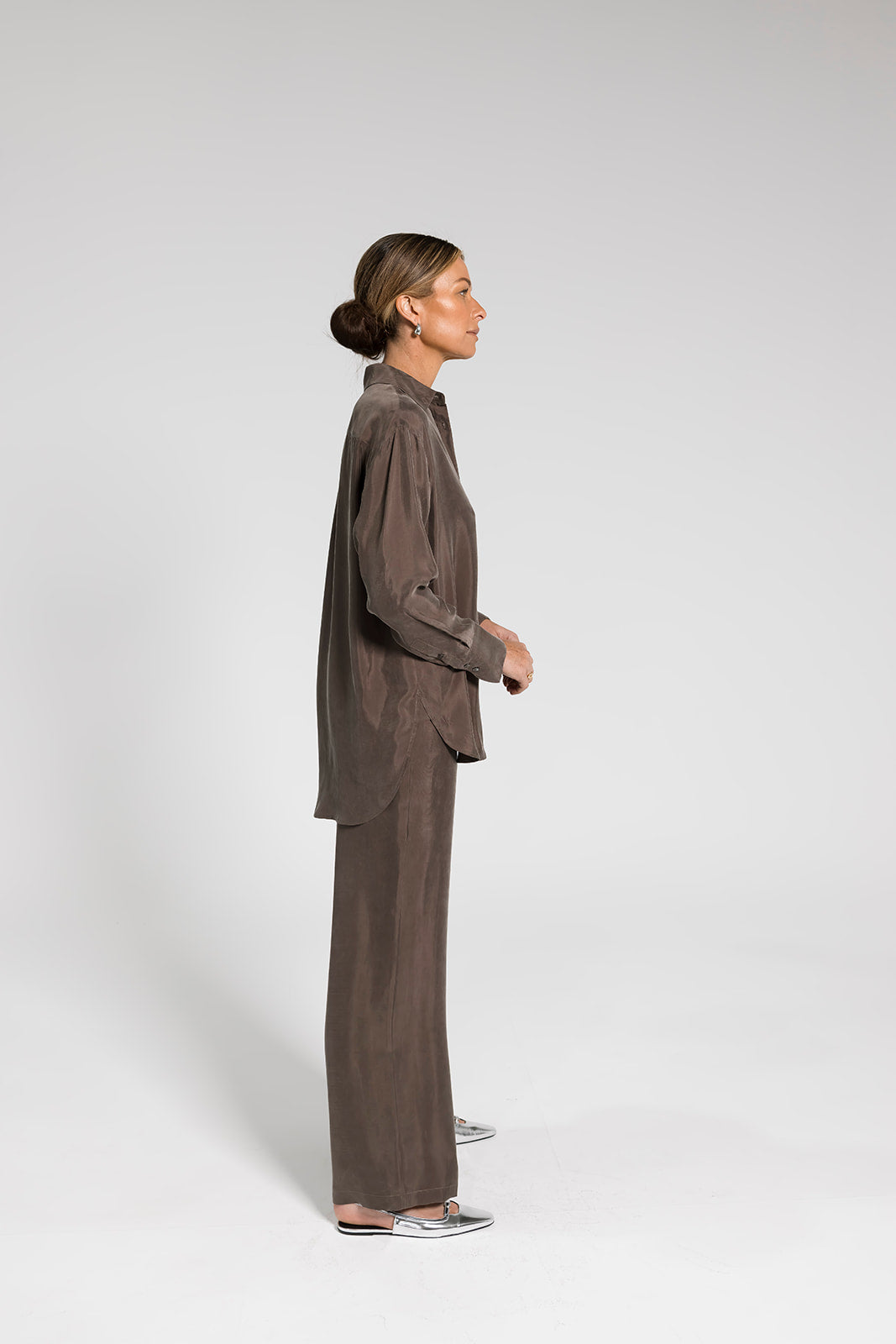 Ivy Cupro Shirt - Bronze
