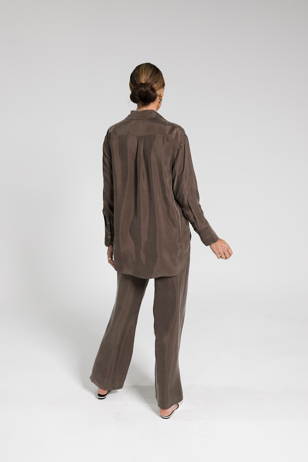 Ivy Cupro Shirt - Bronze
