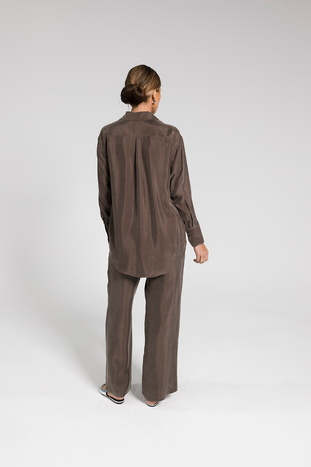 Ivy Cupro Shirt - Bronze