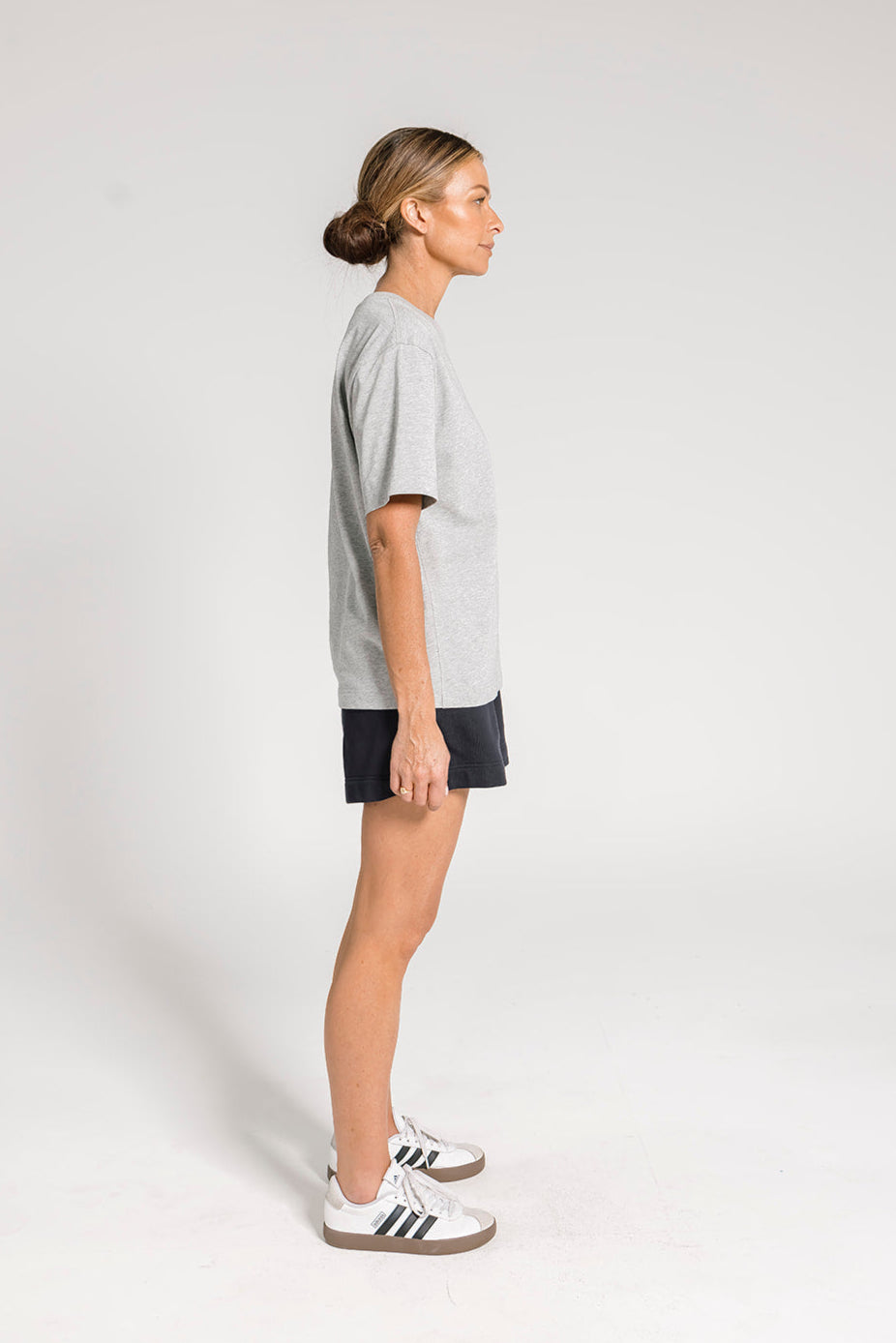 AA Logo Tee - Grey Marle