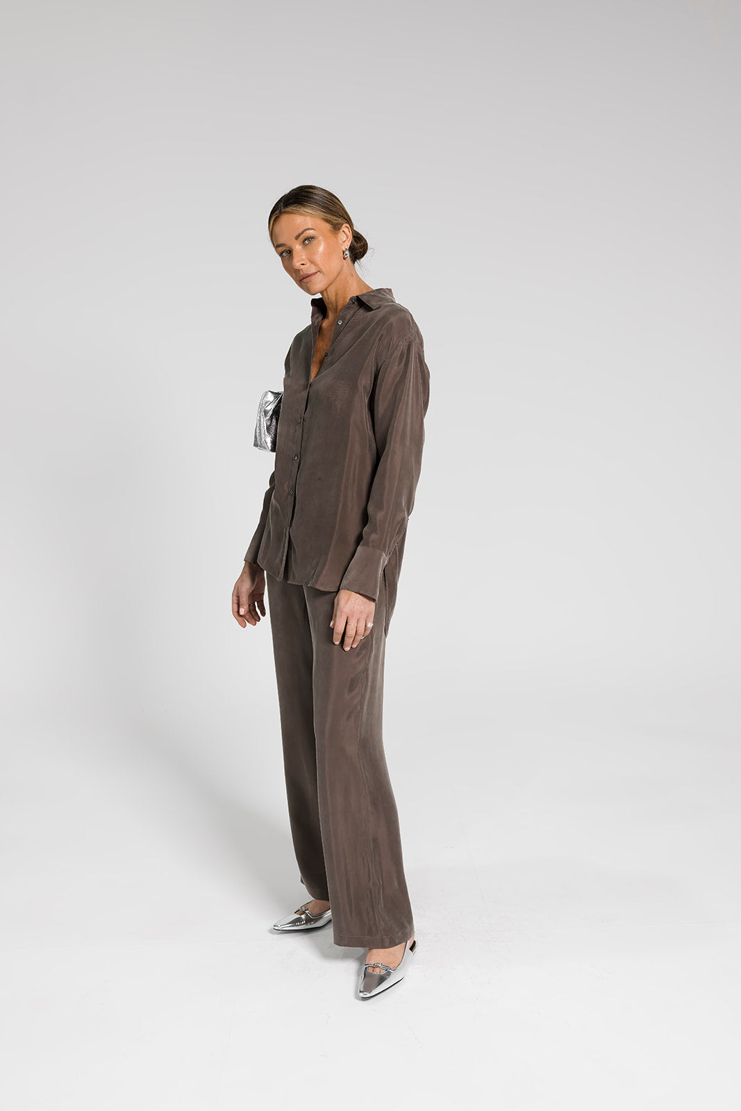 Ivy Cupro Shirt - Bronze