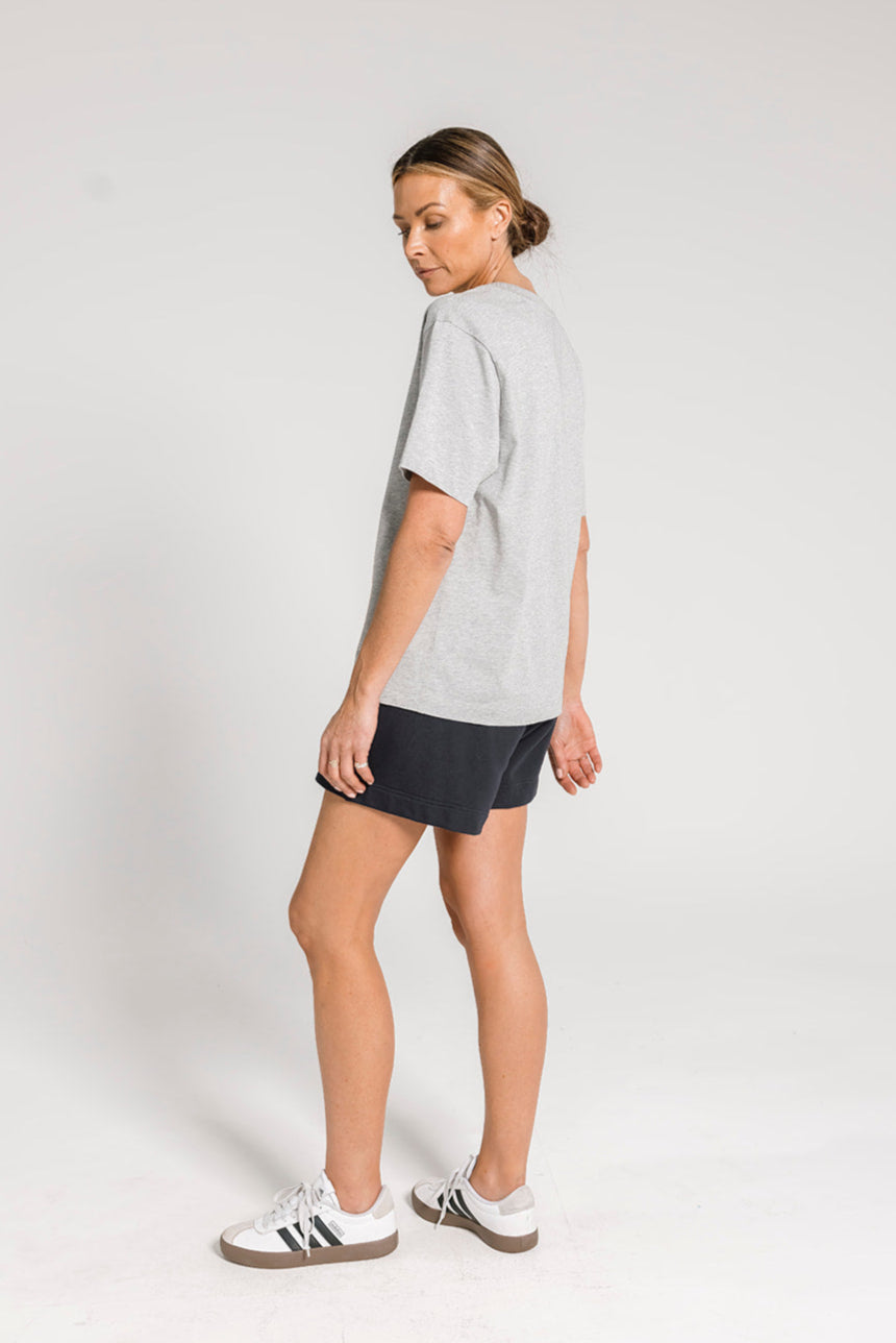 AA Logo Tee - Grey Marle