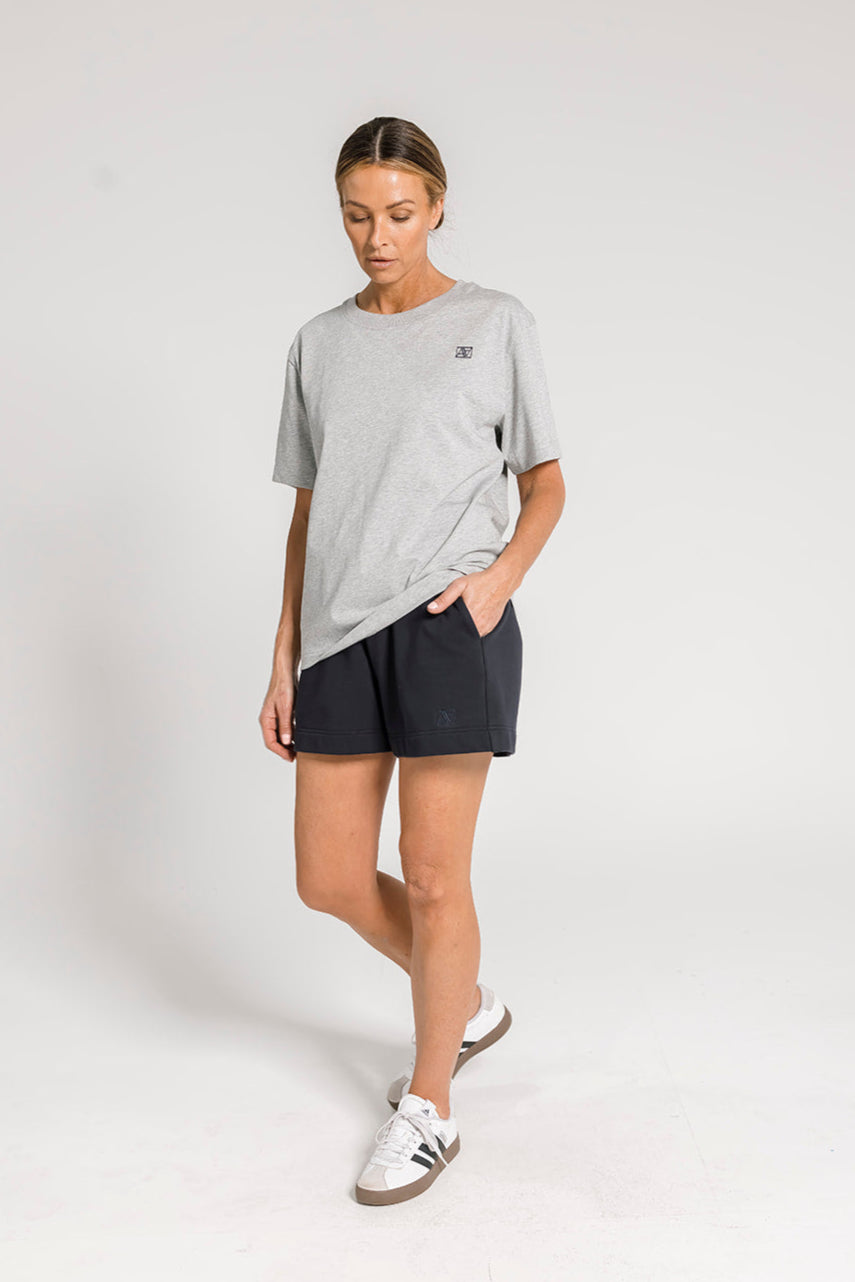 AA Logo Tee - Grey Marle