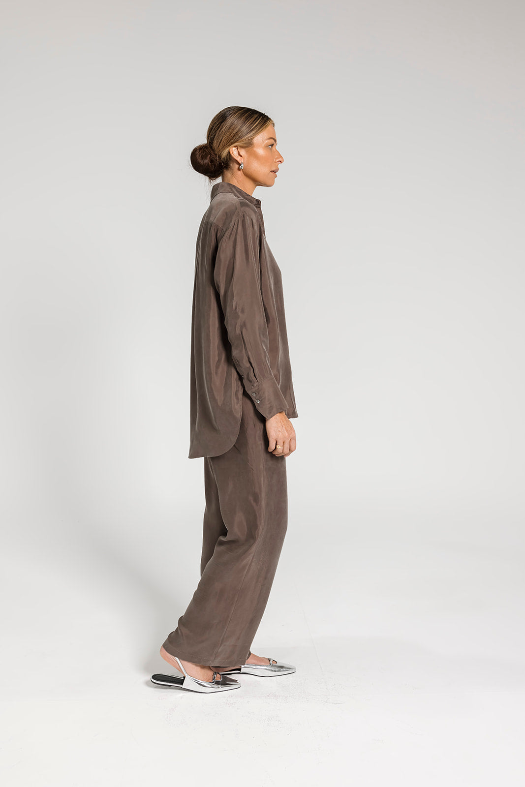 Ivy Cupro Shirt - Bronze