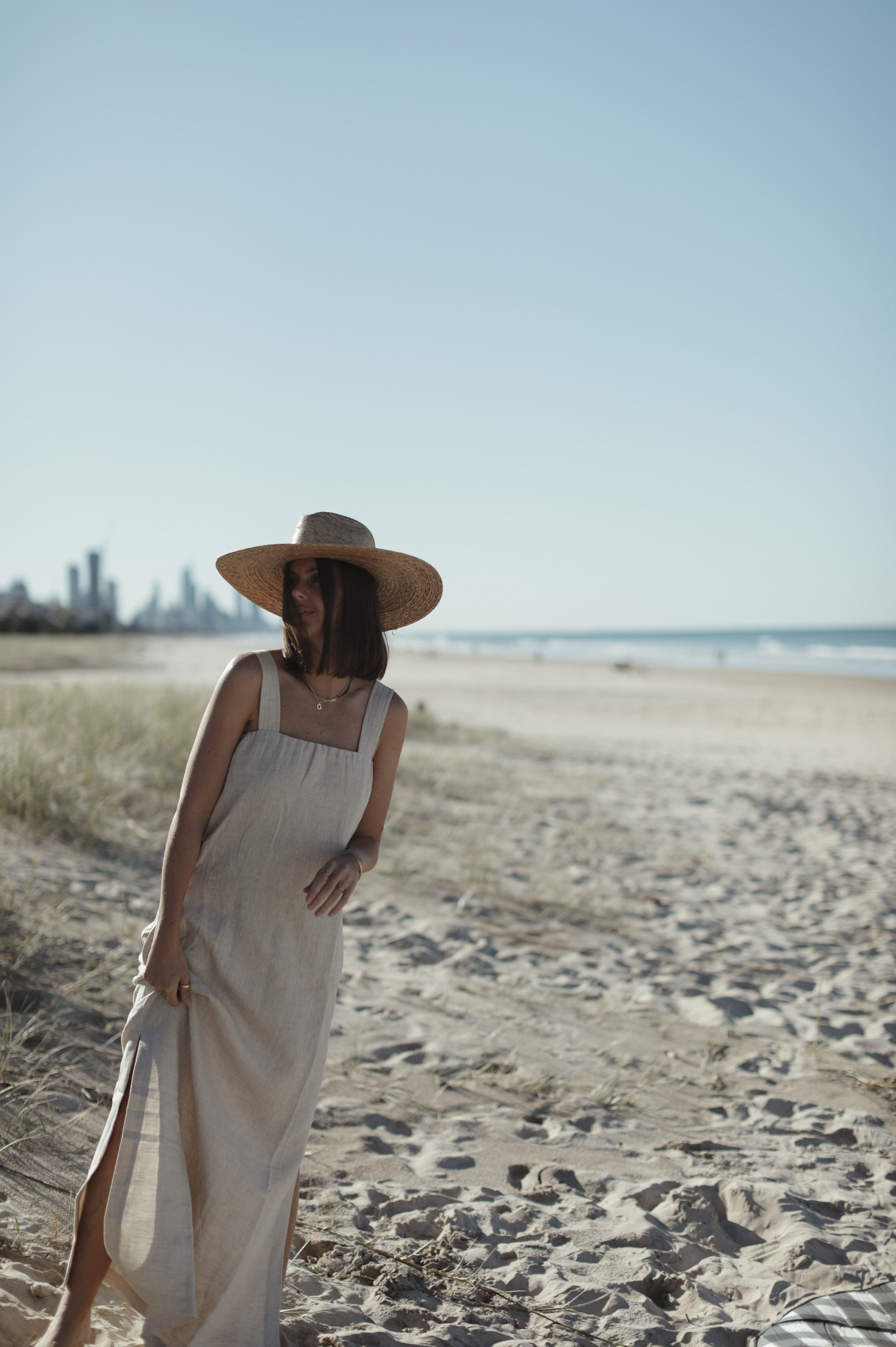 Lucy Maxi Dress - Natural