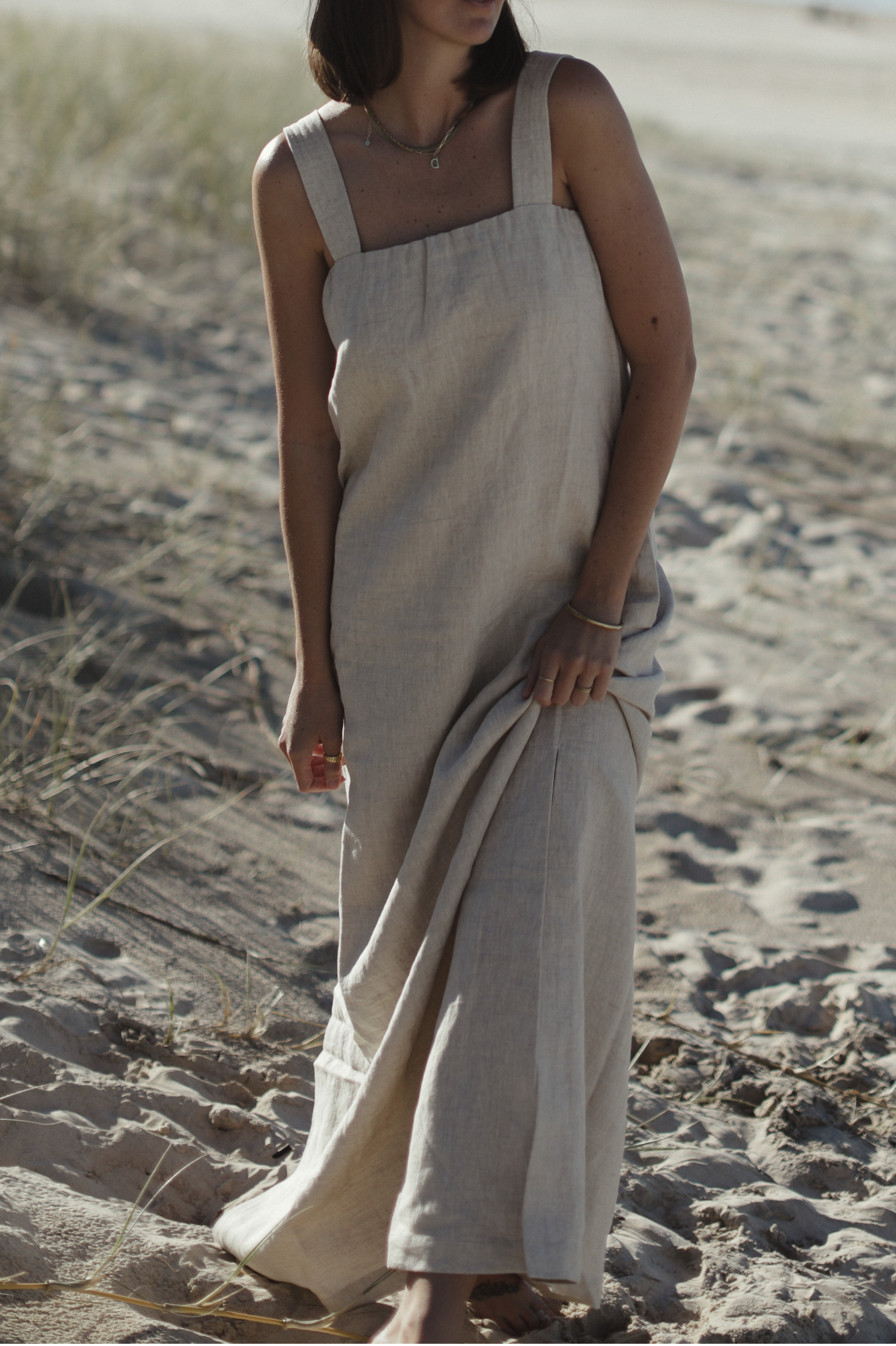 Lucy Maxi Dress - Natural