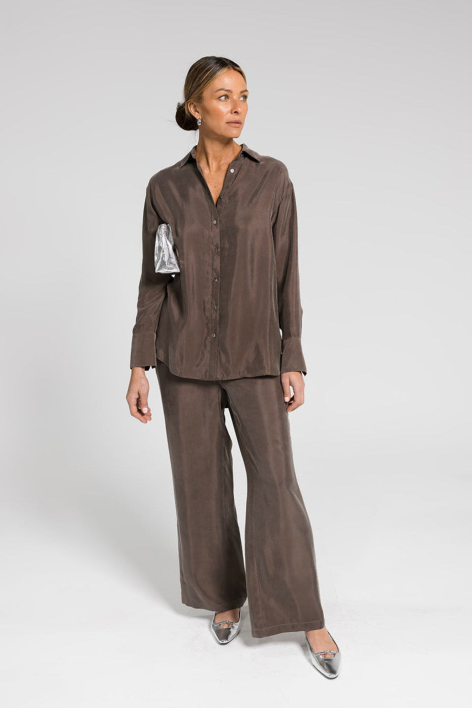 Ivy Cupro Shirt - Bronze