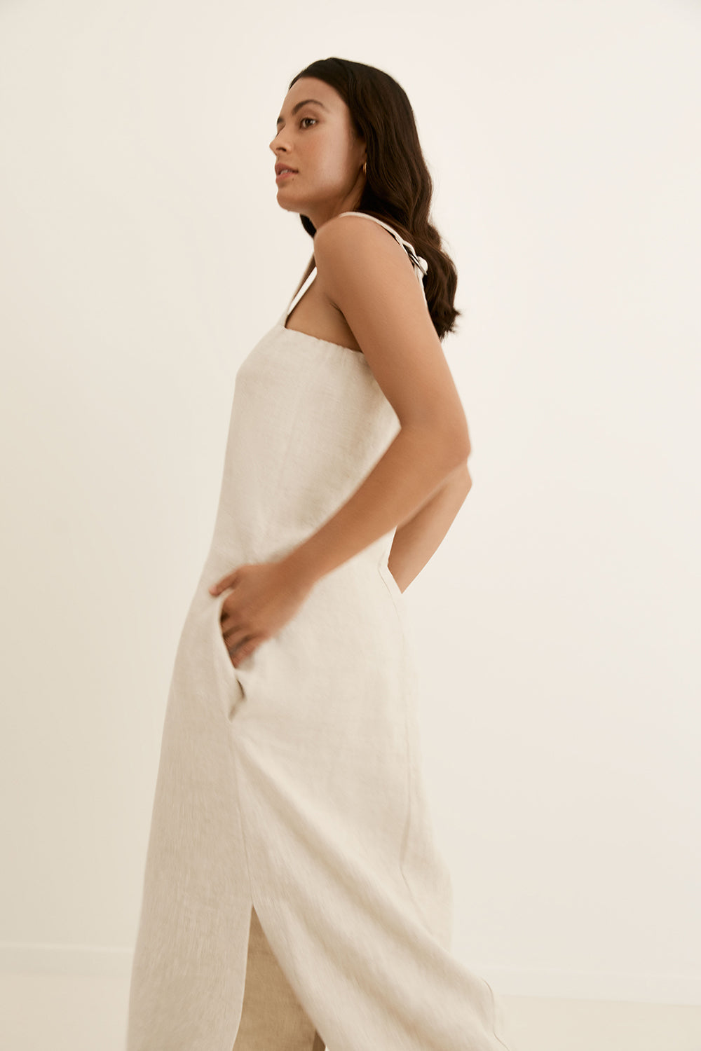 Lucy Maxi Dress - Natural