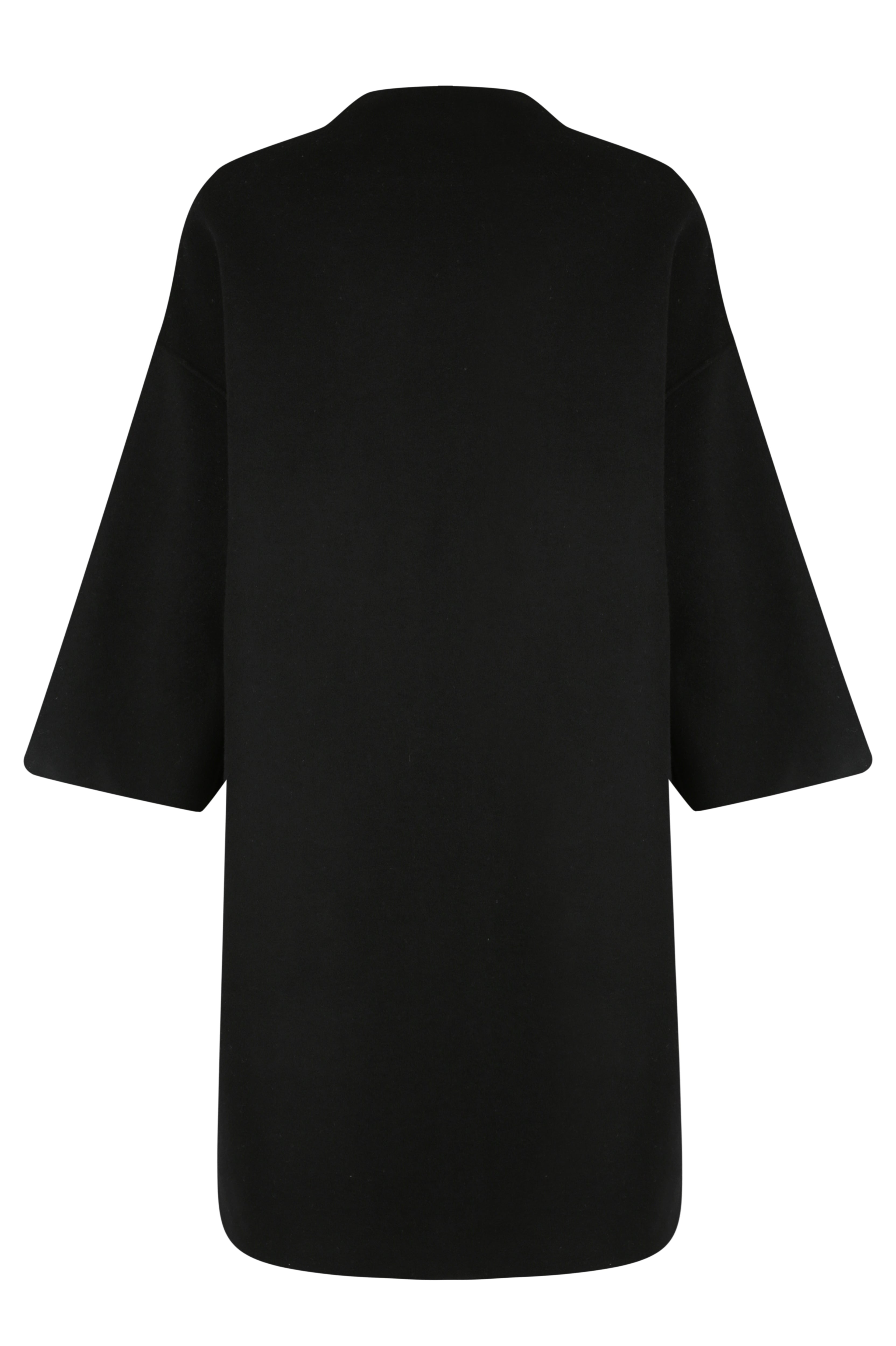 Luda Cocoon Coat - Black